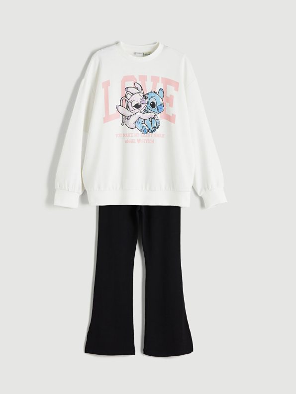 Girls' Thick Crew Neck Sweatshirt