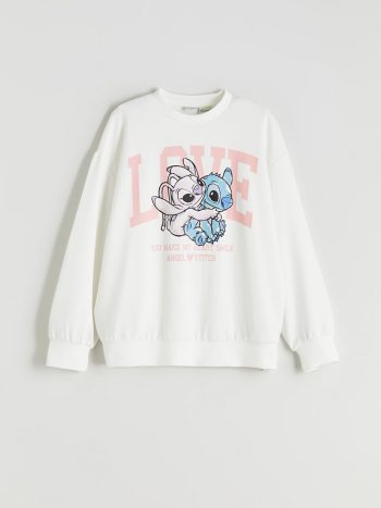 Girls' Thick Crew Neck Sweatshirt