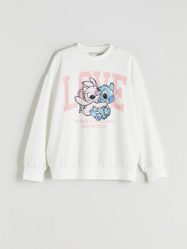 Girls' Thick Crew Neck Sweatshirt