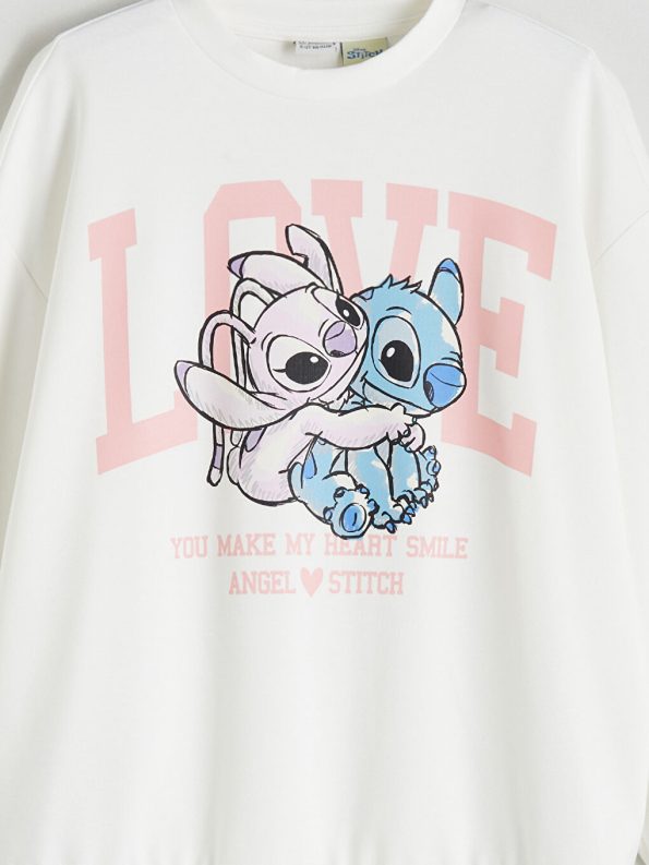 Girls' Thick Crew Neck Sweatshirt