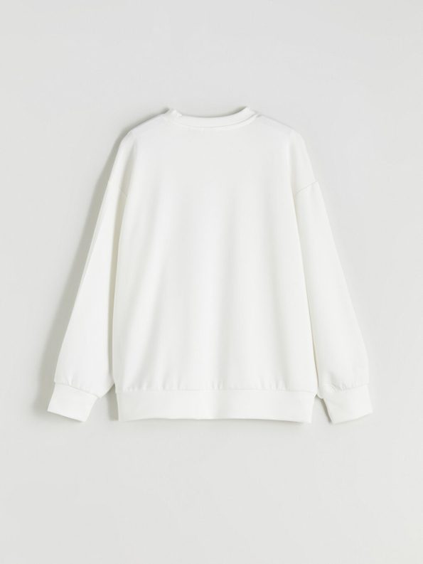 Girls' Thick Crew Neck Sweatshirt