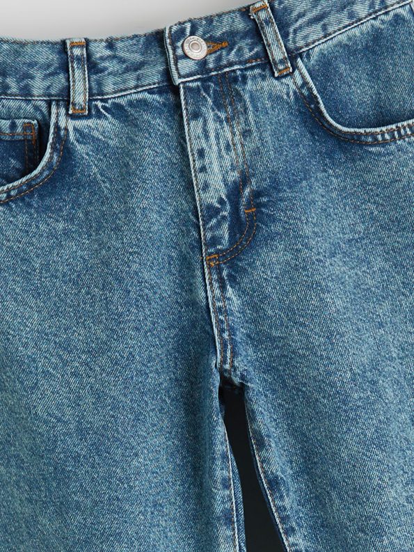 Adjustable Waist Boys' Denim Jeans