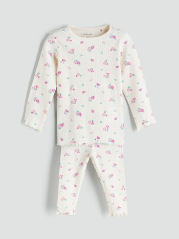 Girls' Baby Knit Cardigan and Pants Set