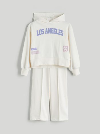 Elastic Waist Basic Girls' Sweatpants