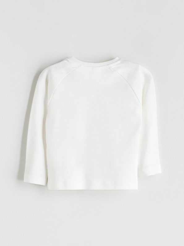 Long Sleeve Crew Neck Cardigan for Baby Girls