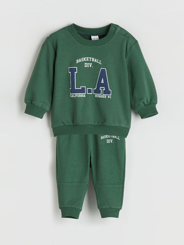 Elastic Waist Basic Baby Boy Pants Set