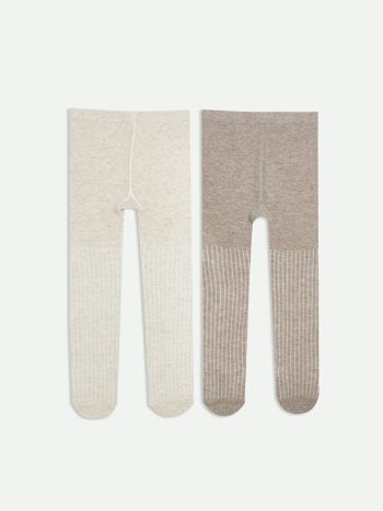 Basic Baby Girl Tights 2-Pack