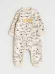 Boys' Ribbed Crew Neck Baby Bodysuit
