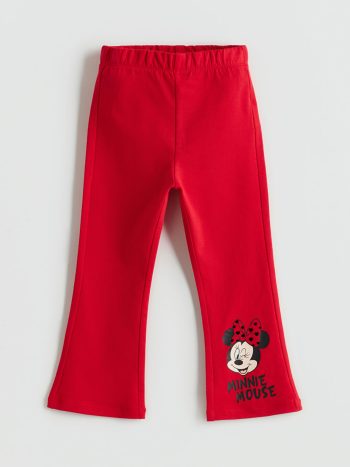 Girls' Printed Short Leggings with Elastic Waist