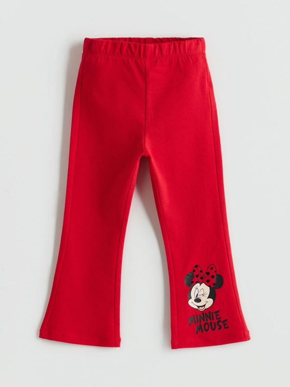 Girls' Printed Short Leggings with Elastic Waist