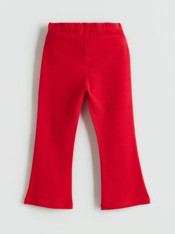 Girls' Printed Short Leggings with Elastic Waist