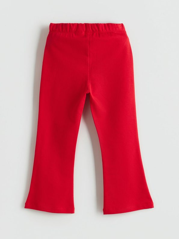 Girls' Printed Short Leggings with Elastic Waist