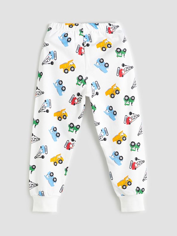 Boys' Long Sleeve Printed Crew Neck T-Shirt Set