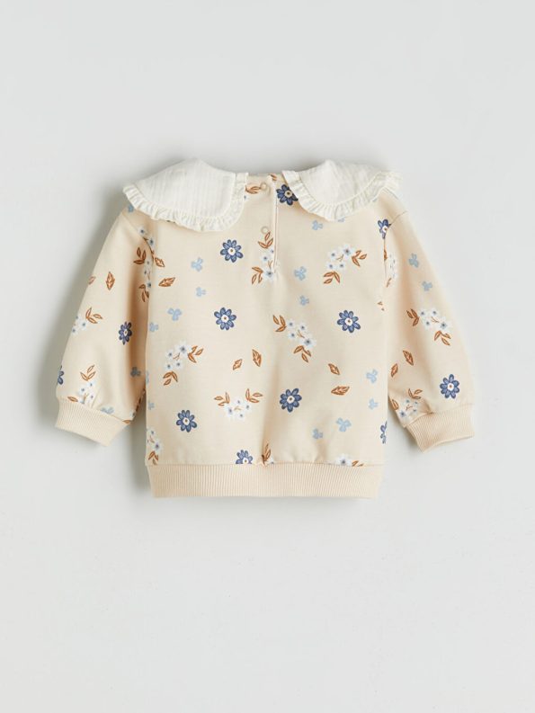 Cotton Baby Girl Dungaree and T-Shirt Set