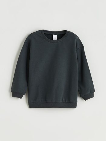 Embroidered Boys' Sweatshirt and Jogger Set