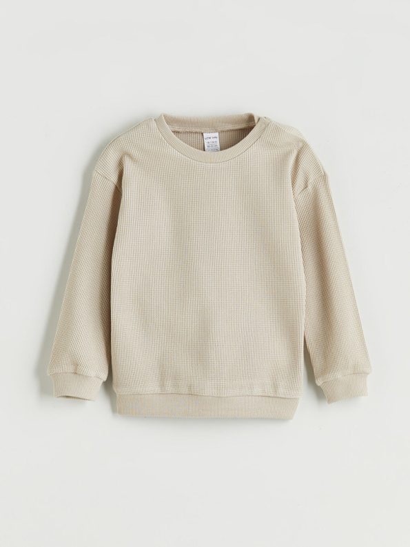 Embroidered Boys' Sweatshirt and Jogger Set