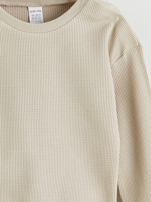 Embroidered Boys' Sweatshirt and Jogger Set