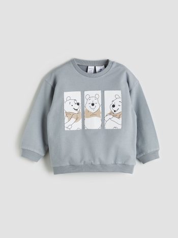 Mickey Mouse Printed Baby Boy Sweatshirt and Pants Set