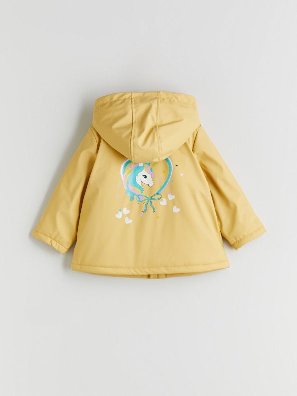 Color Blocked Girls' Puffer Jacket