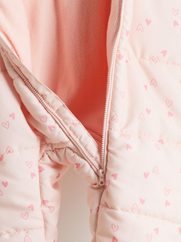 Hooded Baby Girl Cardigan and Sweatpants Set