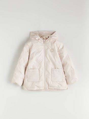 Color Blocked Girls' Puffer Jacket