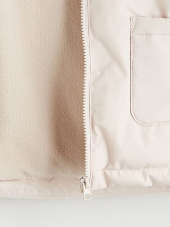 Color Blocked Girls' Puffer Jacket