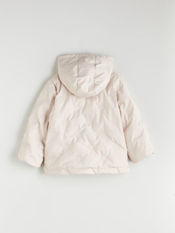 Color Blocked Girls' Puffer Jacket
