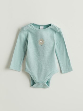 3D Ear Detail Baby Boy Beanie Set