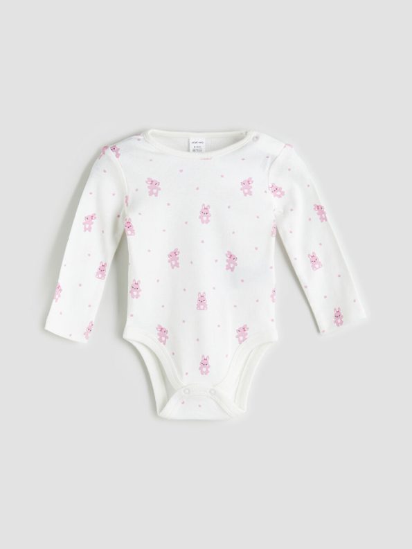 Printed Baby Girl Bodysuit Set of 2