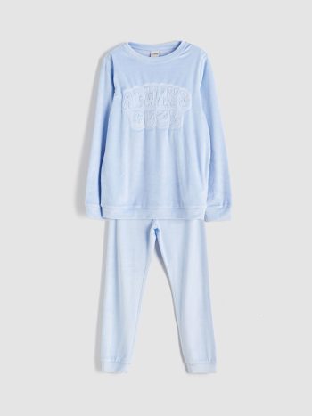 Girls' Printed Sweatpants with Elastic Waistband