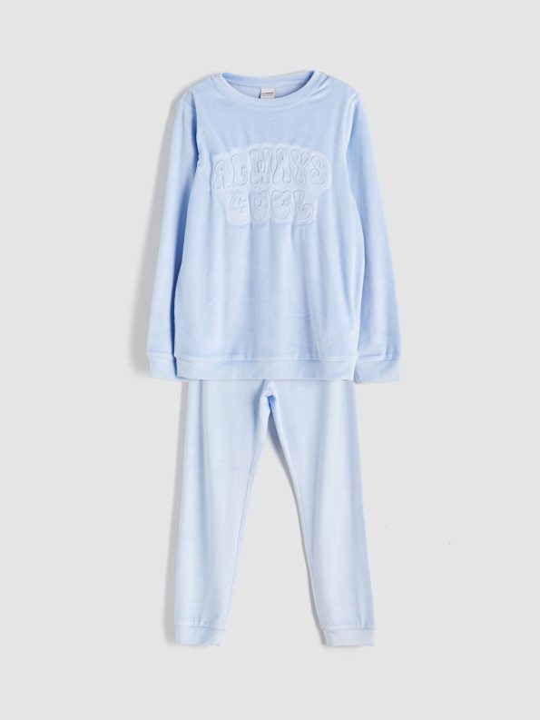 Girls' Printed Sweatpants with Elastic Waistband