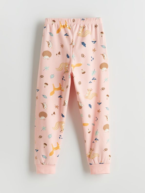 Girls' Thick Sweatshirt with Barbie Print and Crew Neck