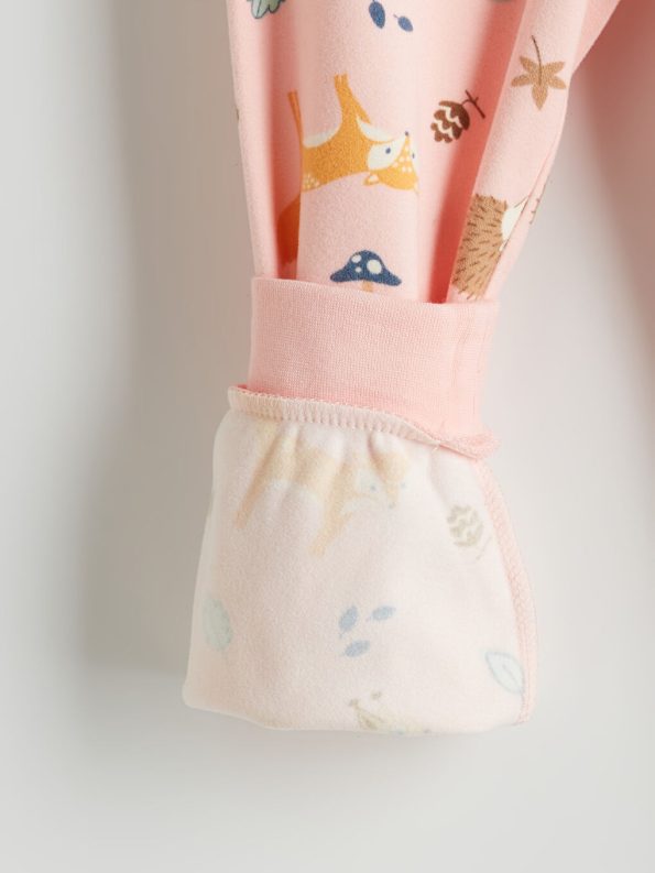 Girls' Thick Sweatshirt with Barbie Print and Crew Neck