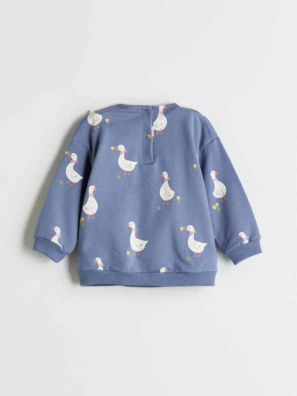 Girls' Bicycle Neck Sweatshirt and Leggings Set