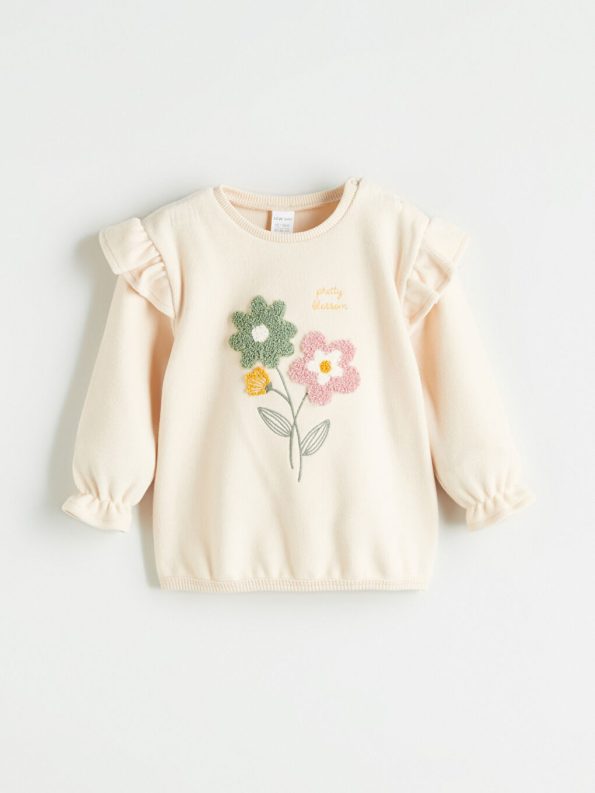 Basic Girls' Bicycle Neck T-Shirt