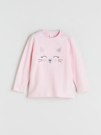Hooded Long Sleeve Girls Puffer Jacket