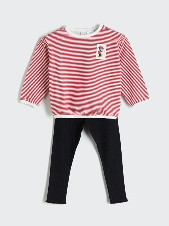 Velvet Baby Girl Blouse and Pinafore Set