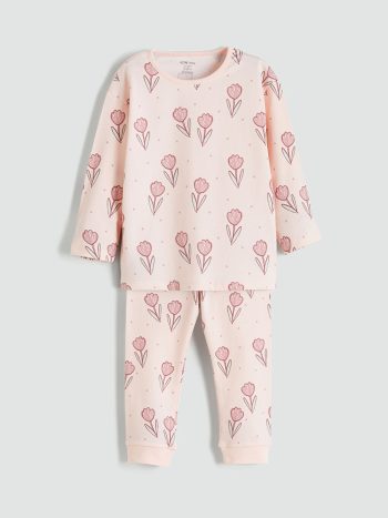 Basic Elastic Waistband Sweatpants for Baby Girls