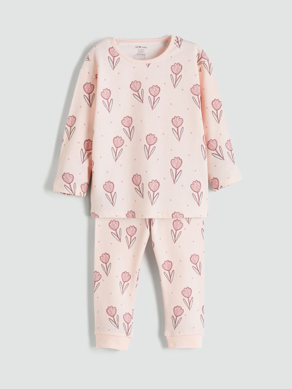 Basic Elastic Waistband Sweatpants for Baby Girls