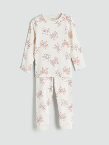 Basic Girls' Sweatpants with Elastic Waist