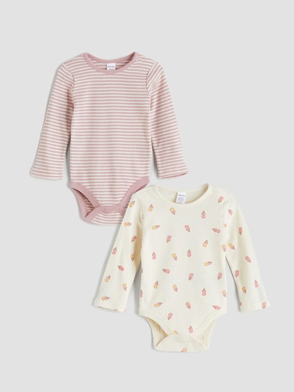 Elastic Waist Printed Baby Girl Leggings