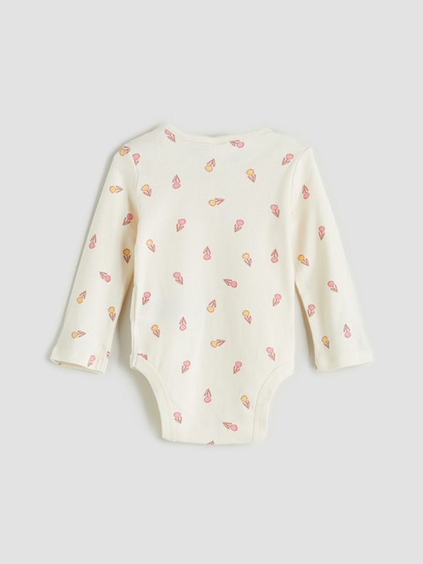 Elastic Waist Printed Baby Girl Leggings