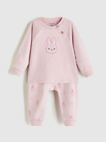 Bicycle Neck Baby Girl Hospital Set