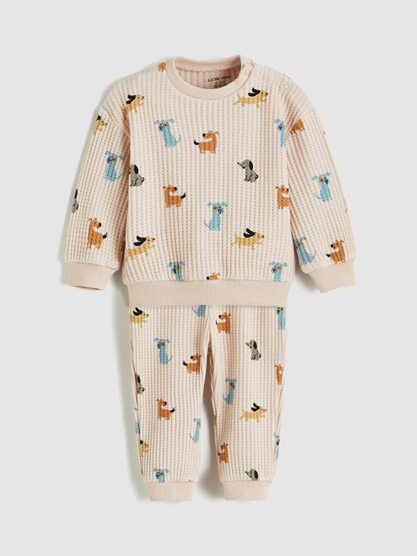 Boys' Crew Neck Sweatshirt and Jogger Set
