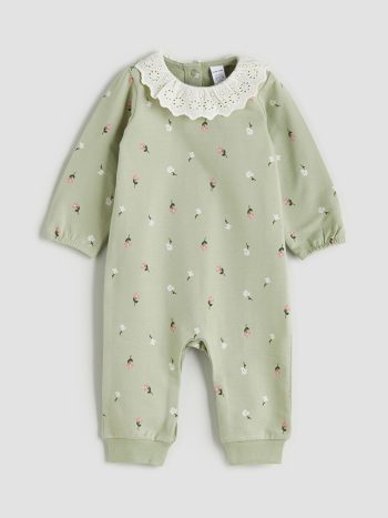 Floral Plush Jacket for Baby Girls