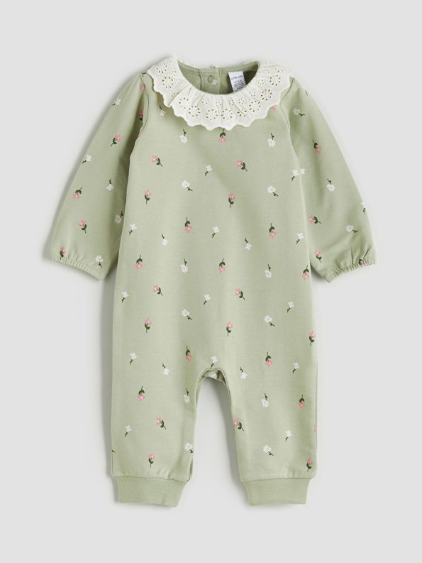 Floral Plush Jacket for Baby Girls