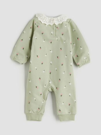 Floral Plush Jacket for Baby Girls