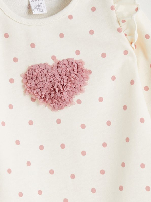 Minnie Mouse Printed Crew Neck Sweatshirt and Leggings Set for Baby Girls