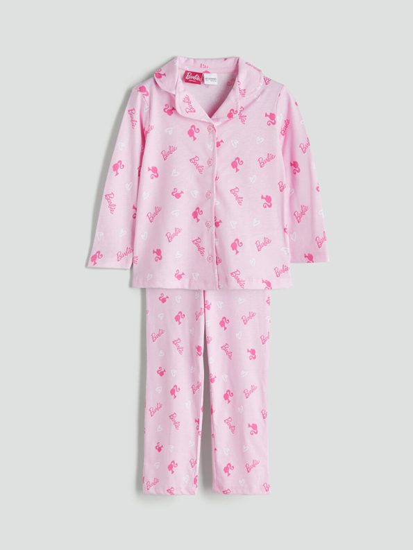 Hooded Stitch Print Girls Sweatshirt and Leggings