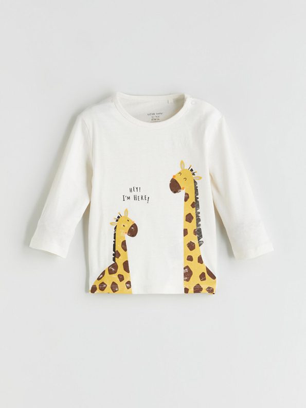 Printed Baby Boy Beanie Set